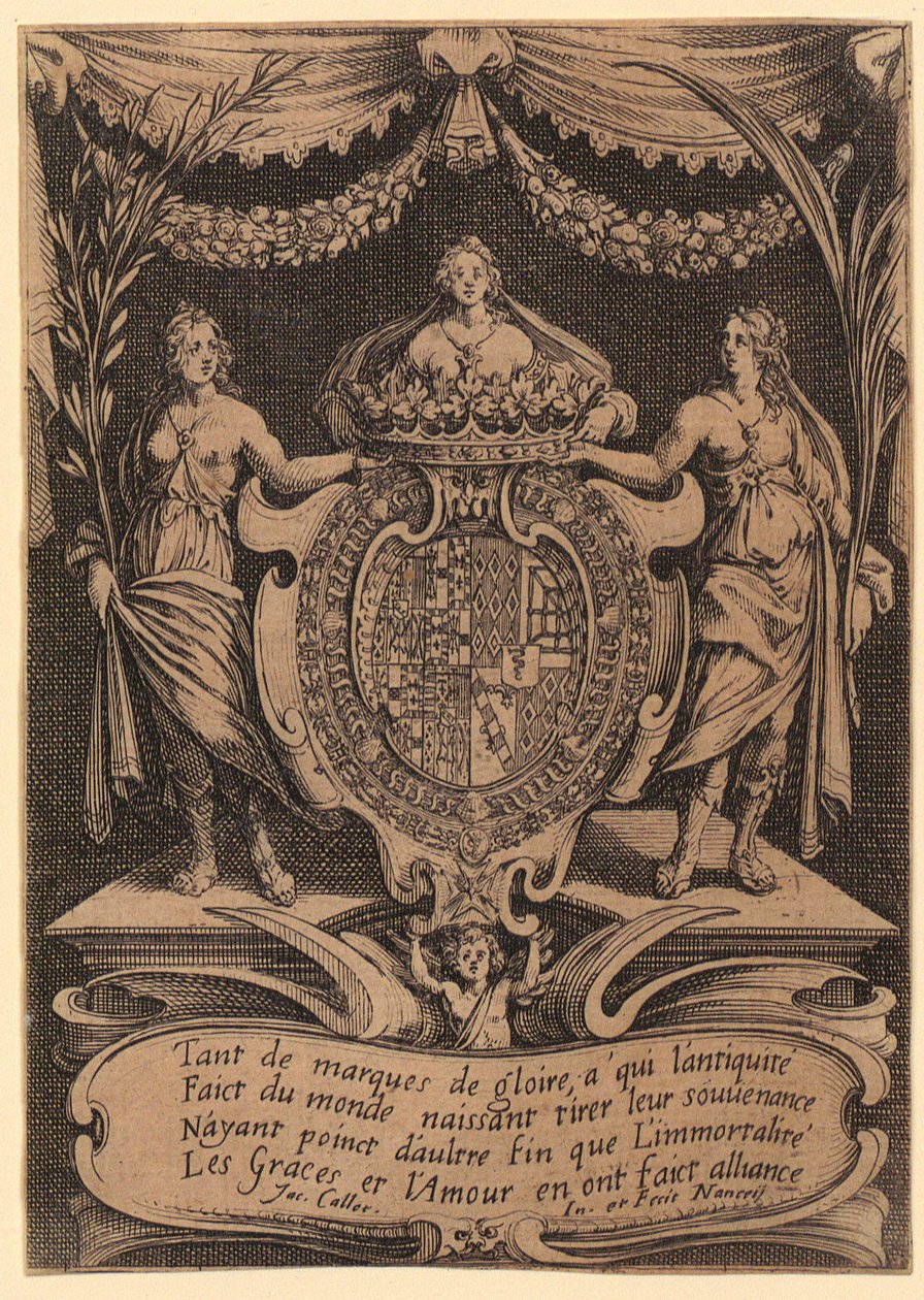 Frontyspis, plansza 1 z serii „Turniej” autorstwa Jacques Callot