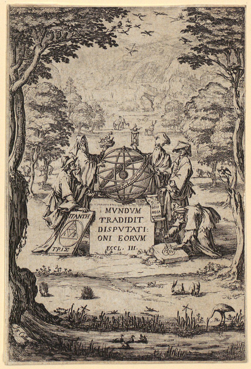 Frontyspis do „Sacra Cosmologia” autorstwa Jacques Callot