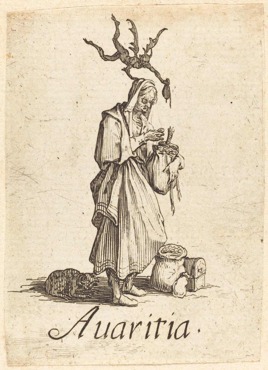 Chciwość autorstwa Jacques Callot