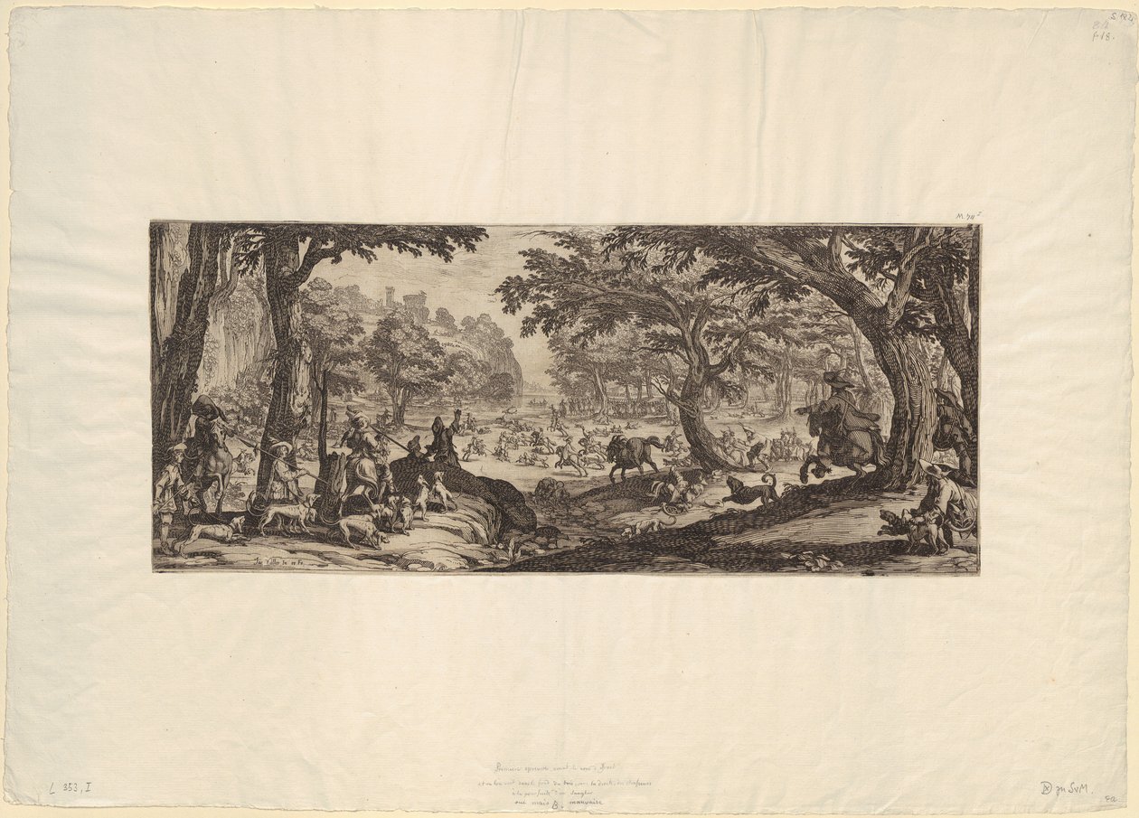 Wielkie polowanie autorstwa Jacques Callot