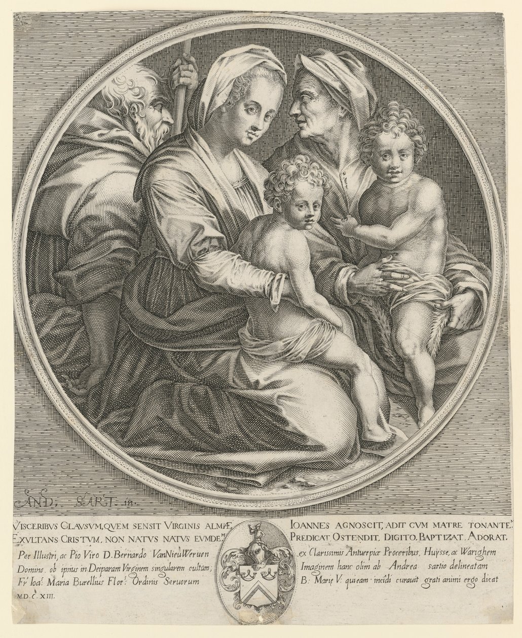 Święta Rodzina autorstwa Jacques Callot