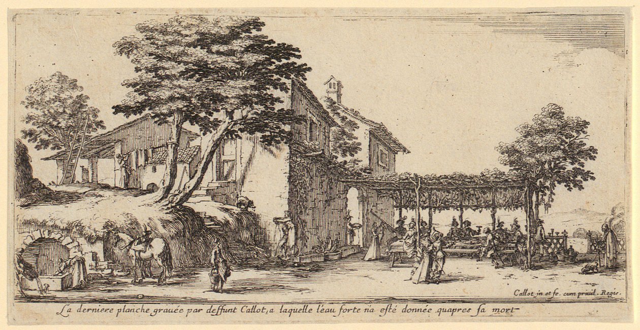 Święty Tadeusz lub Święty Juda, arkusz 16 z serii „Jezus, dwunastu apostołów i Maria” autorstwa Jacques Callot