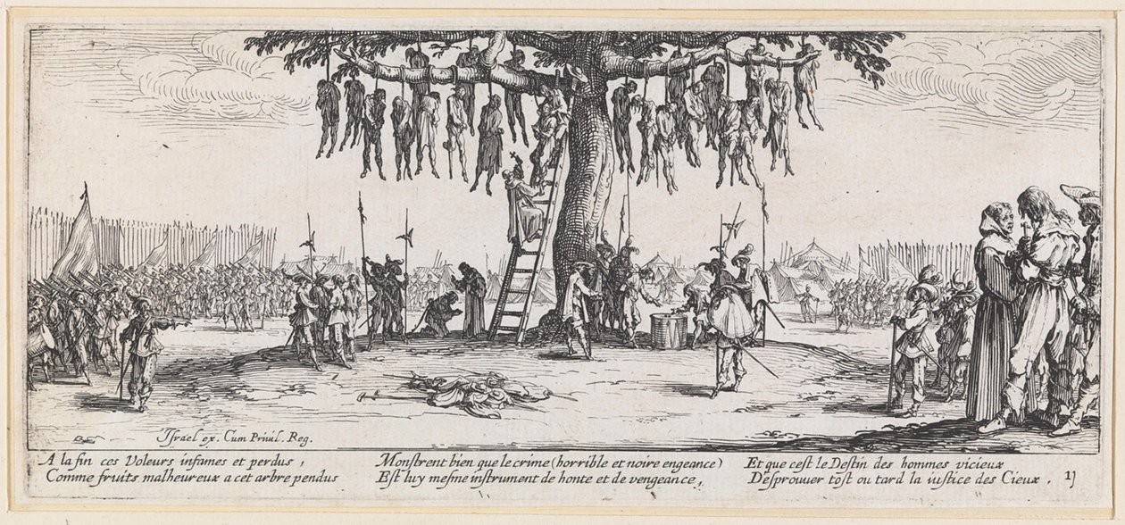Powieszenie autorstwa Jacques Callot