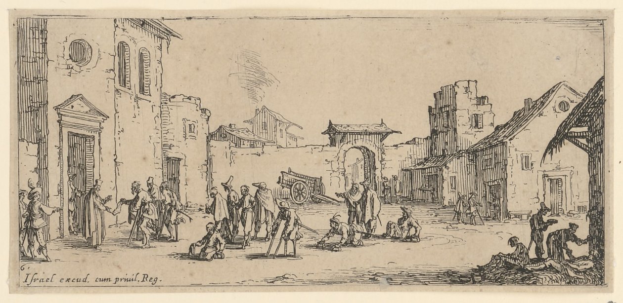 Szpital autorstwa Jacques Callot