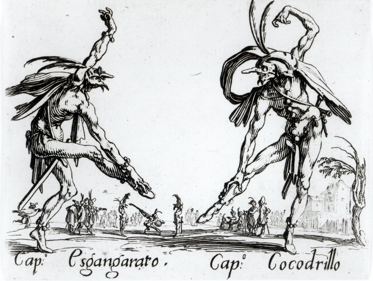 I Balli de Spessanei, czyli Wielkie Polowanie (rycina) (zdjęcie czarno-białe) autorstwa Jacques Callot