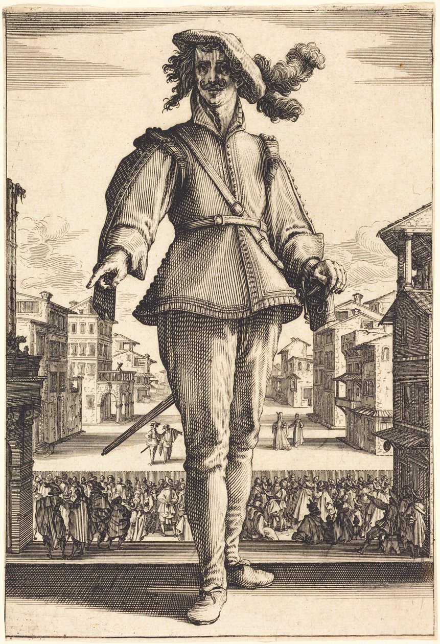Kapitan, czyli Zakochany autorstwa Jacques Callot