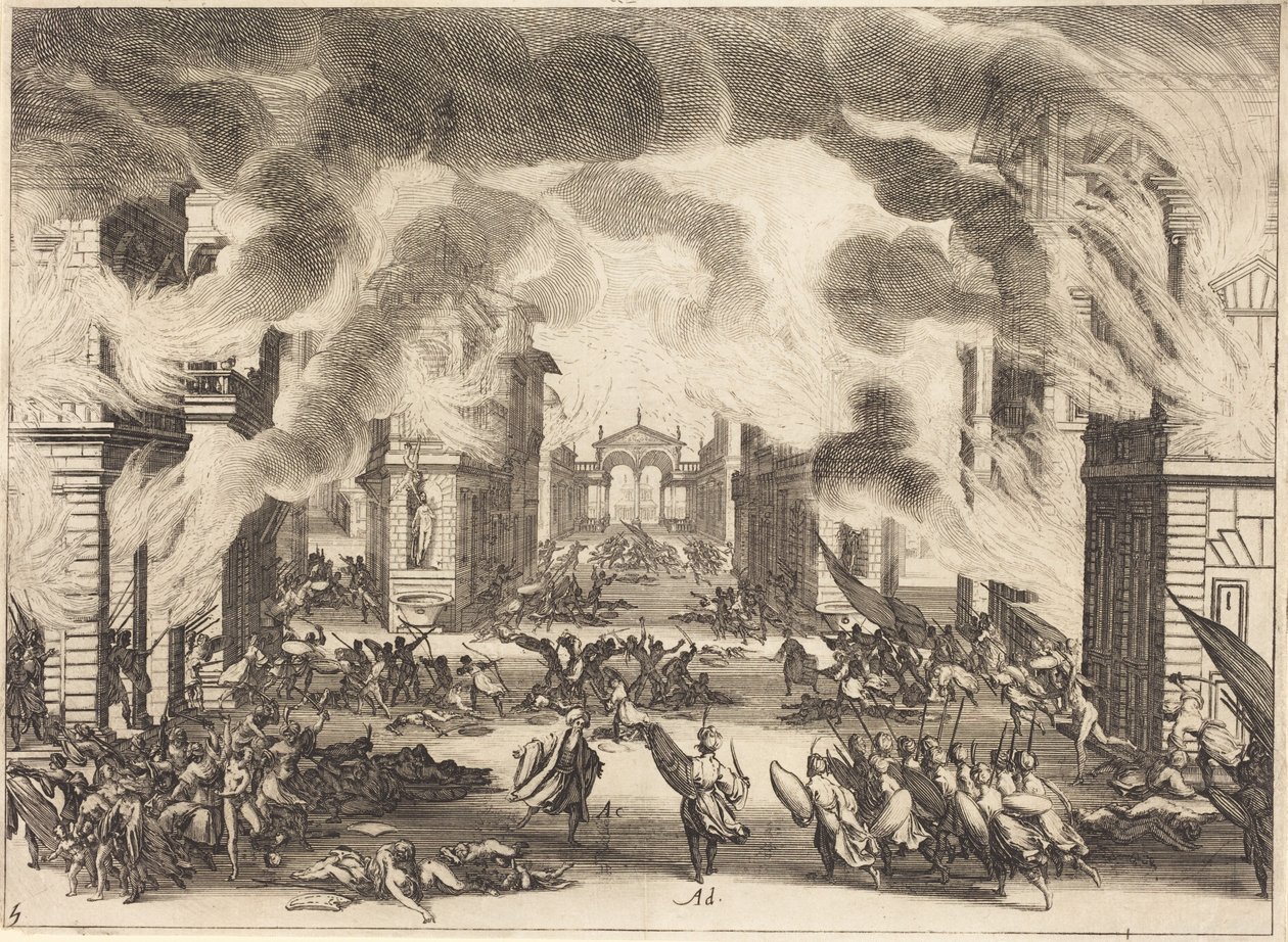 Sulejman, akt V autorstwa Jacques Callot