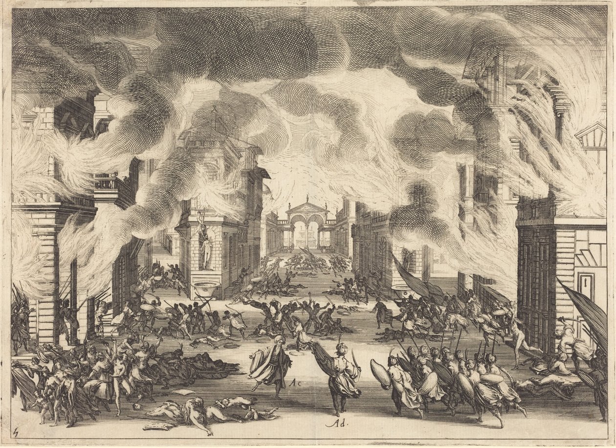 Il Solimano, akt V autorstwa Jacques Callot