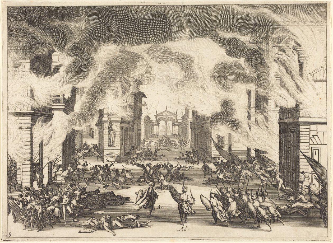 Il Solimano, akt V autorstwa Jacques Callot