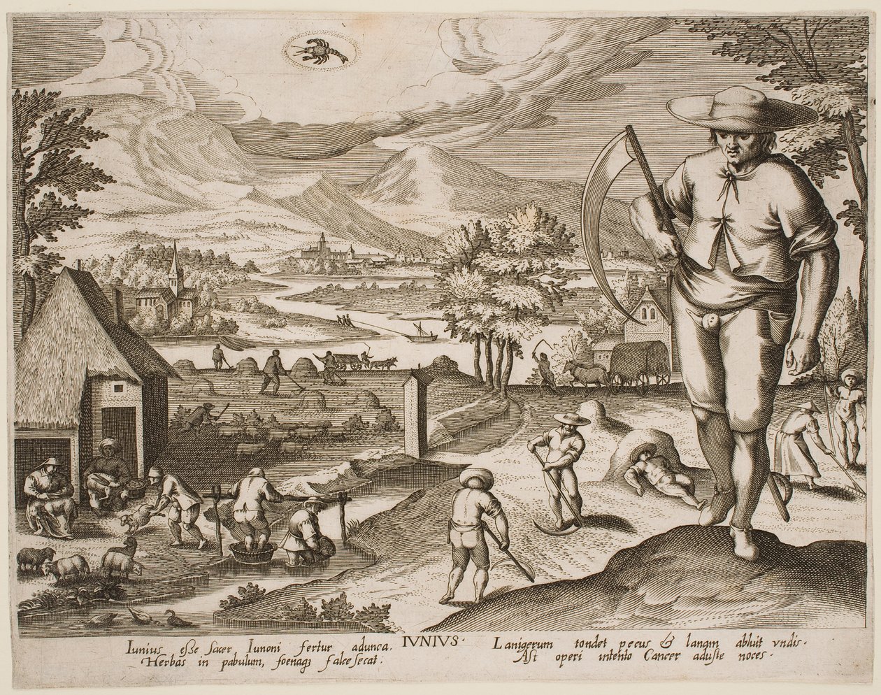 Czerwiec, z serii „Miesiące” autorstwa Jacques Callot