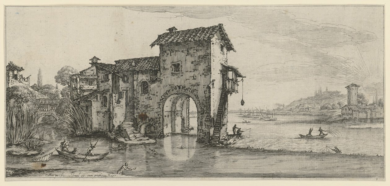 Mały port autorstwa Jacques Callot