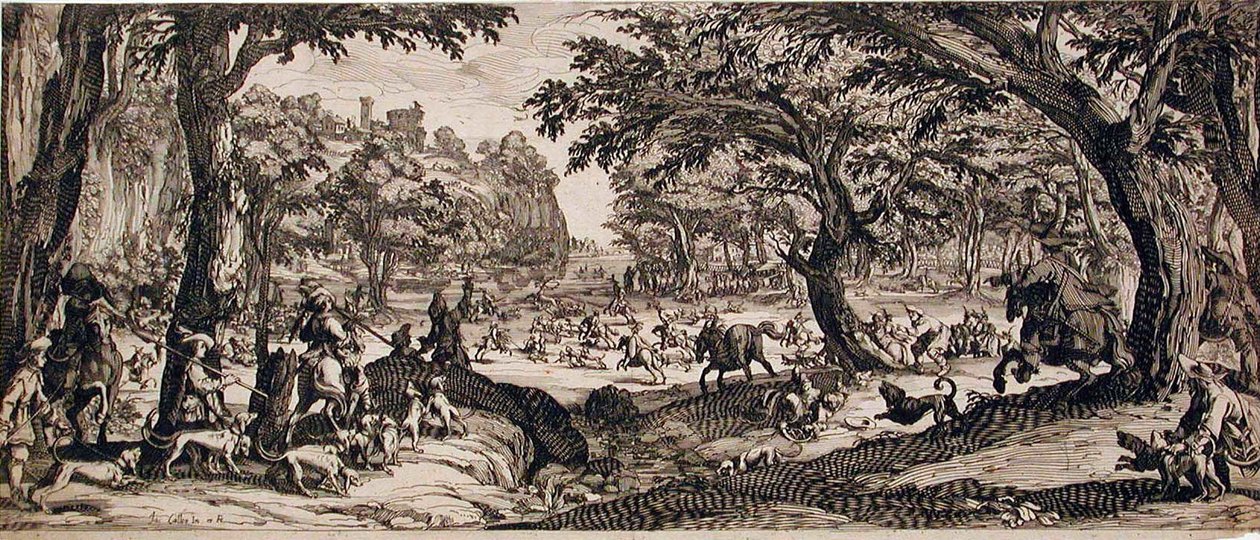 Wielkie polowanie autorstwa Jacques Callot