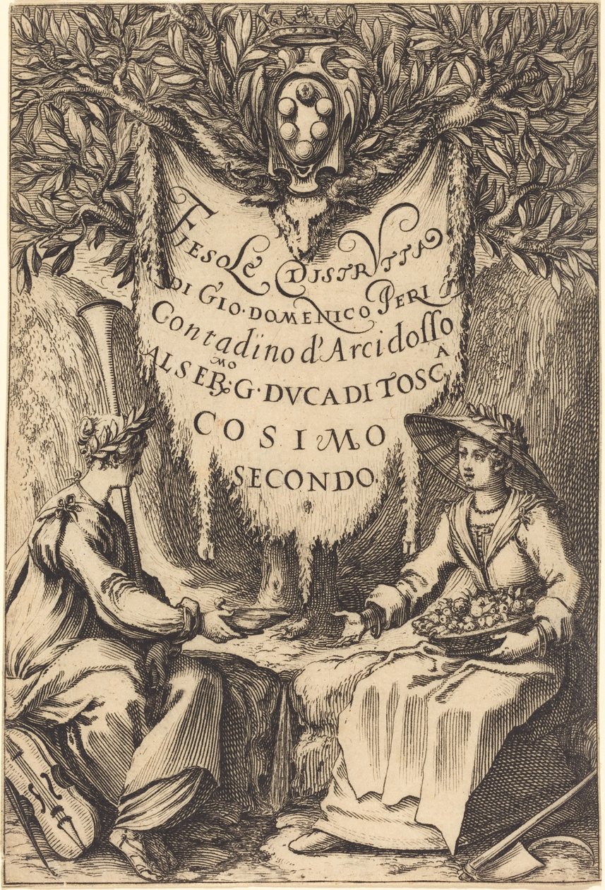 Piękny ogrodnik, 1619. autorstwa Jacques Callot