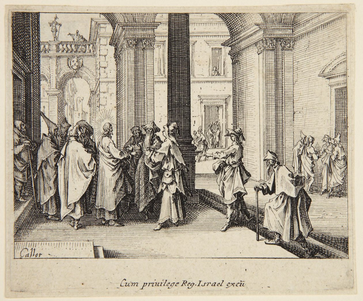 Denar Cezara autorstwa Jacques Callot
