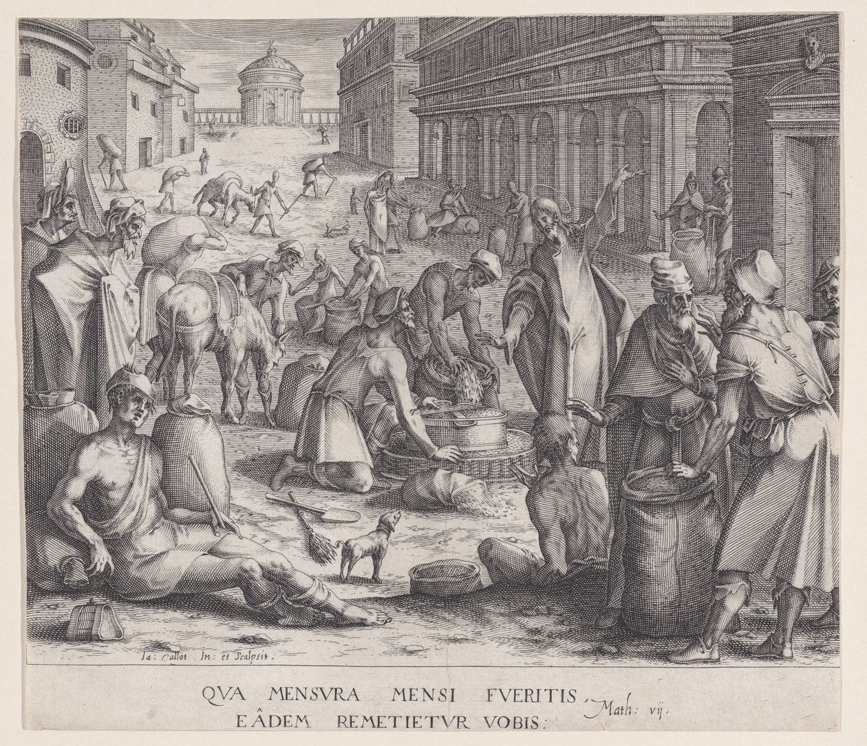 Mierniczy zboża autorstwa Jacques Callot