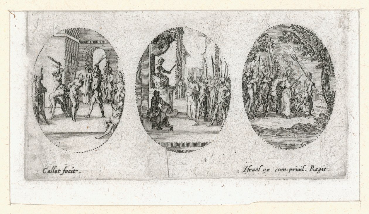 Cuda Męki Pańskiej ... (rycina) autorstwa Jacques Callot