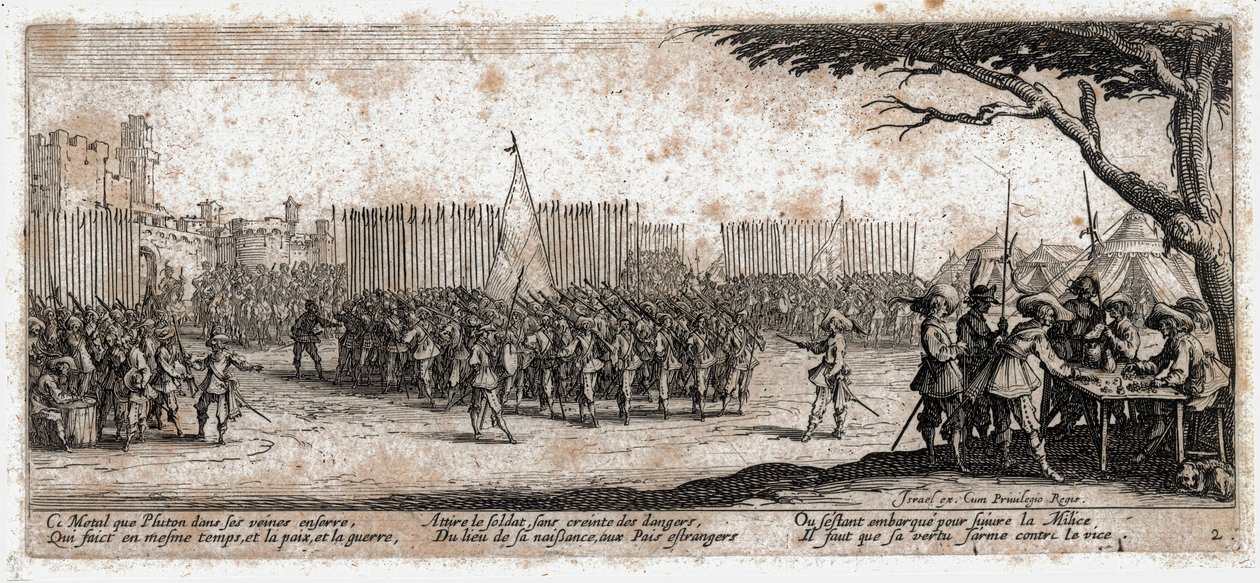 Nieszczęścia i nieszczęścia wojny... (rycina) autorstwa Jacques Callot