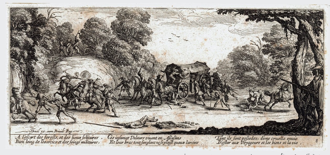 Les Miseres et les Malheurs de la Guerre ... (rycina) autorstwa Jacques Callot