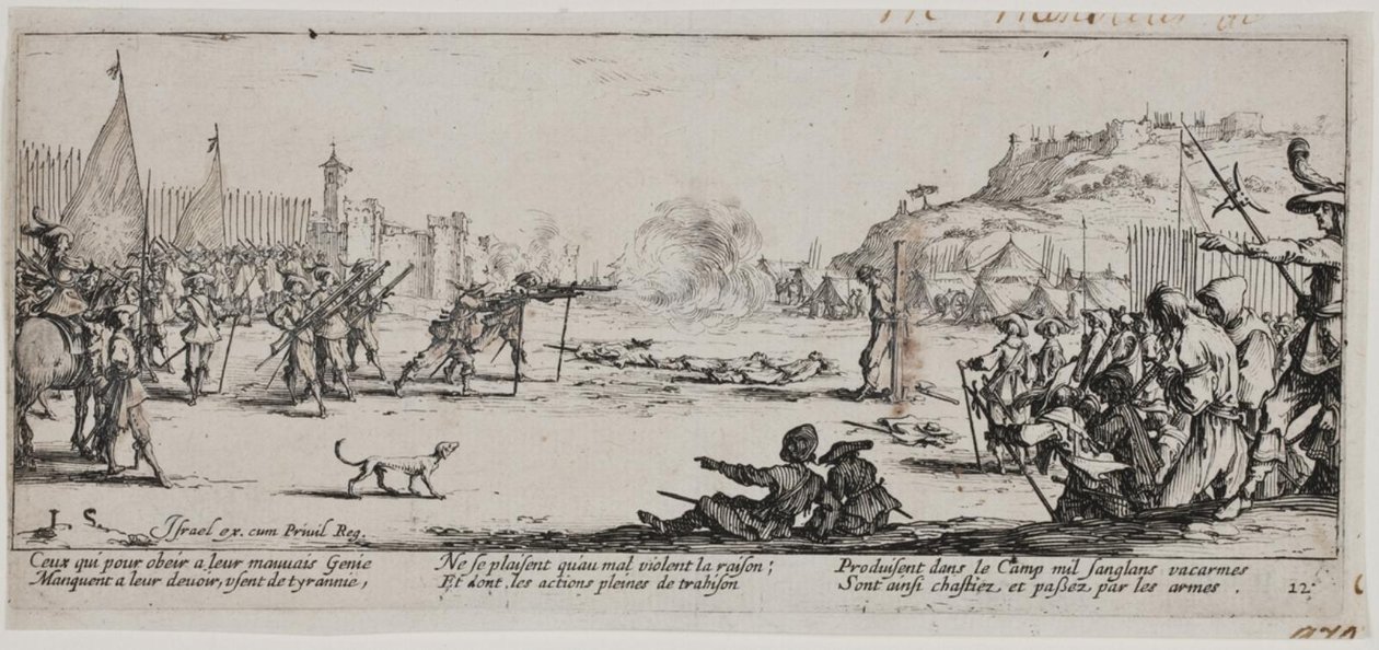 Nieszczęścia i nieszczęścia wojny (blad 12) autorstwa Jacques Callot