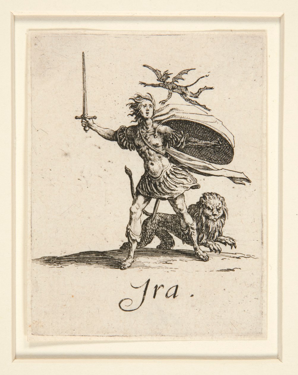 Siedem grzechów głównych: La Colere (Gniew) autorstwa Jacques Callot