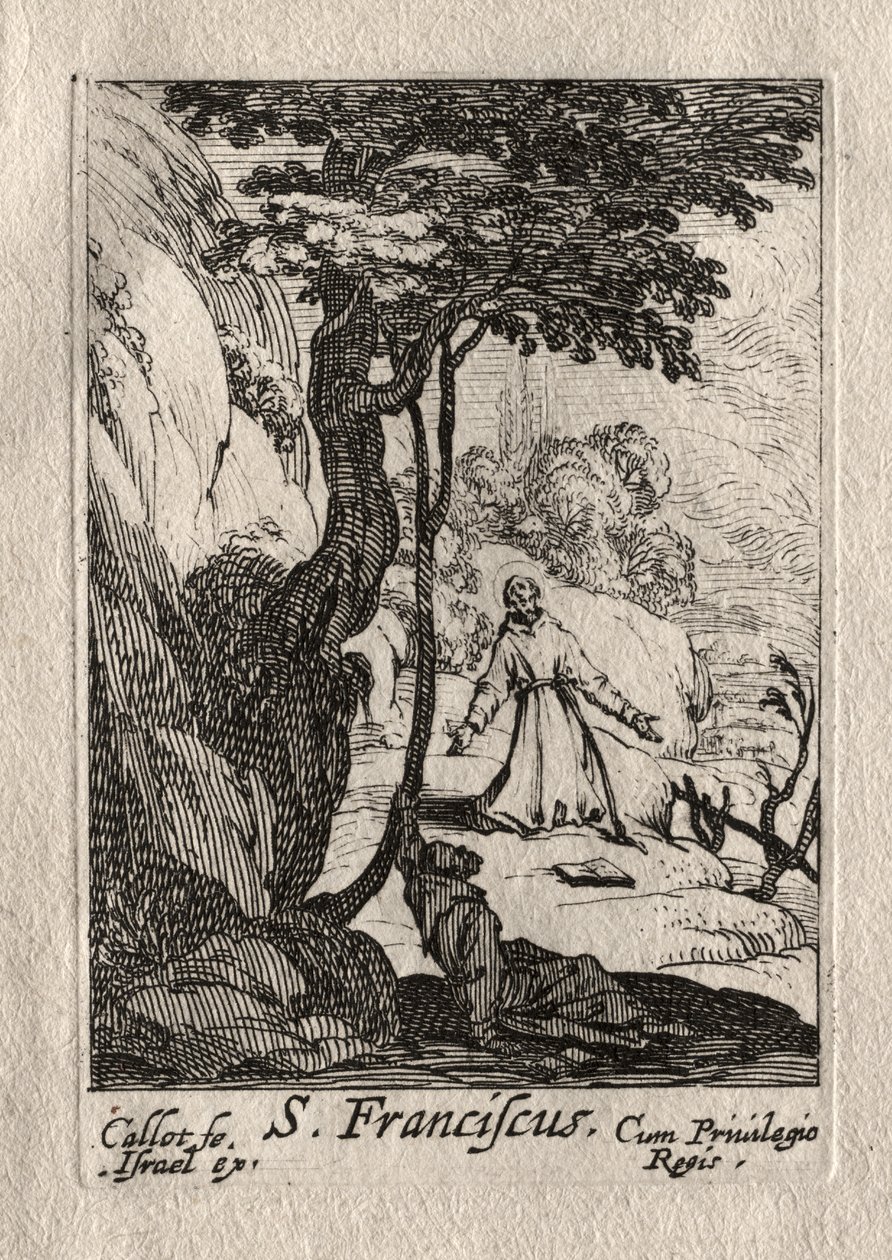 Pokutnicy: św. Francois autorstwa Jacques Callot