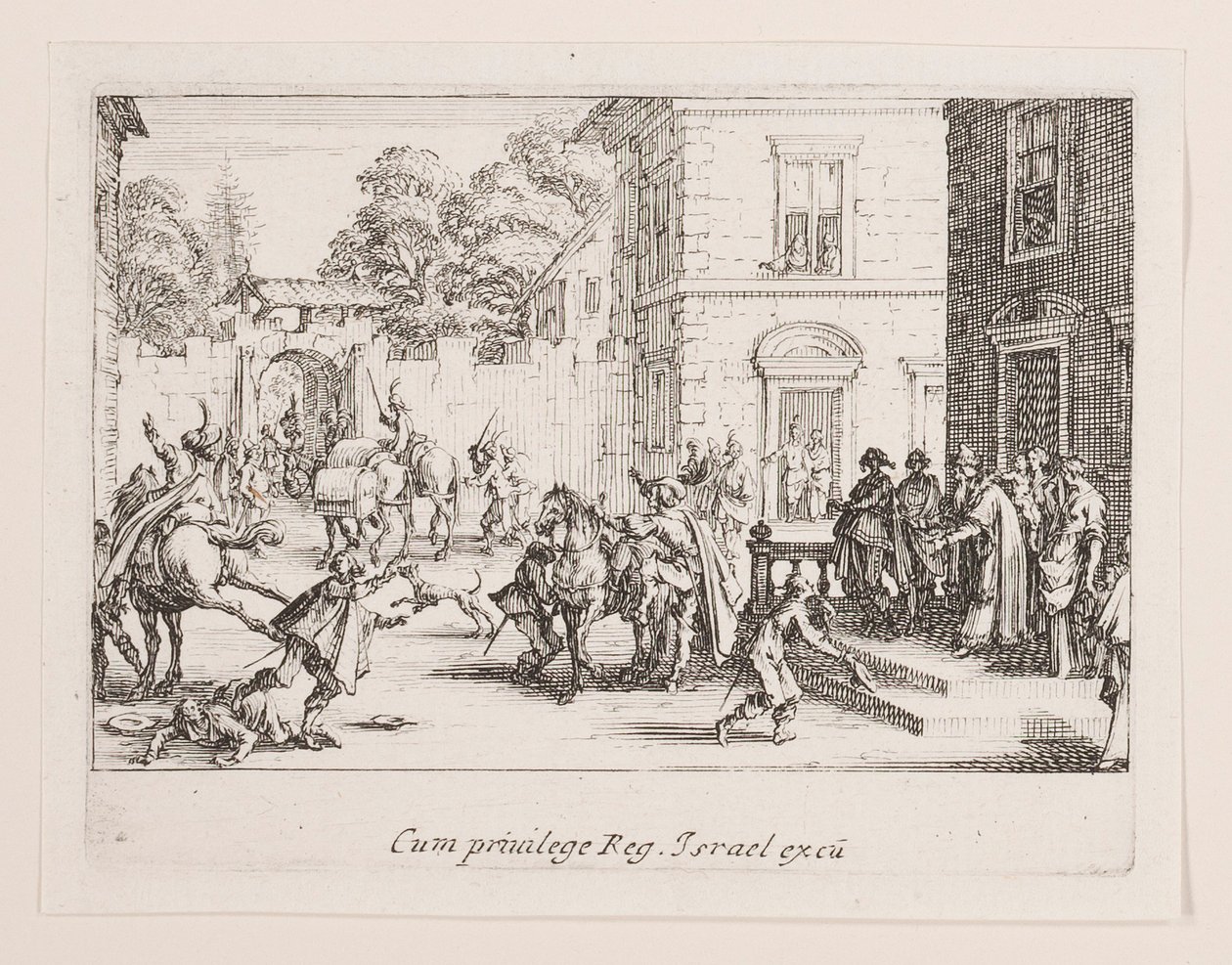 Les adieux (Pożegnania), z serii La vie de l autorstwa Jacques Callot