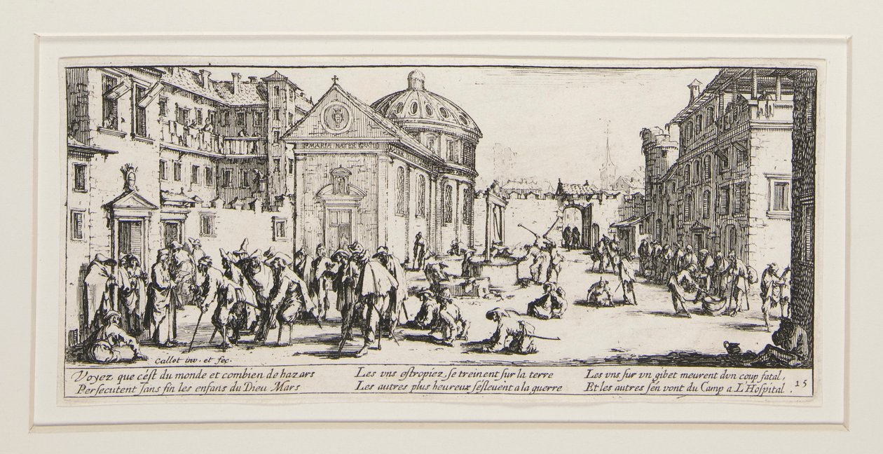 Wielkie nieszczęścia wojny: nr 15 - L autorstwa Jacques Callot