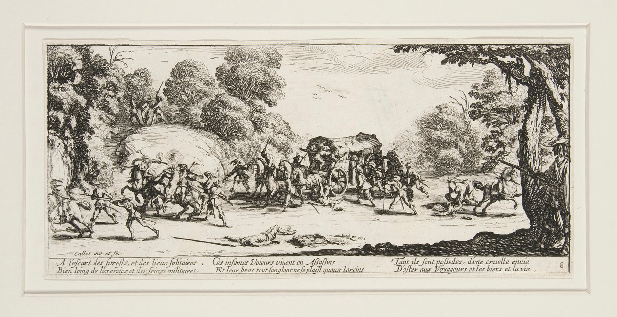 Wielkie nieszczęścia wojny: nr 8 - L autorstwa Jacques Callot