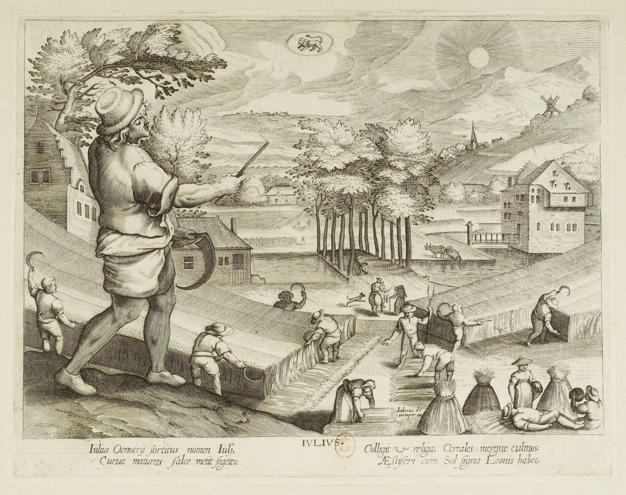 Miesiące. 7, lipiec autorstwa Jacques Callot
