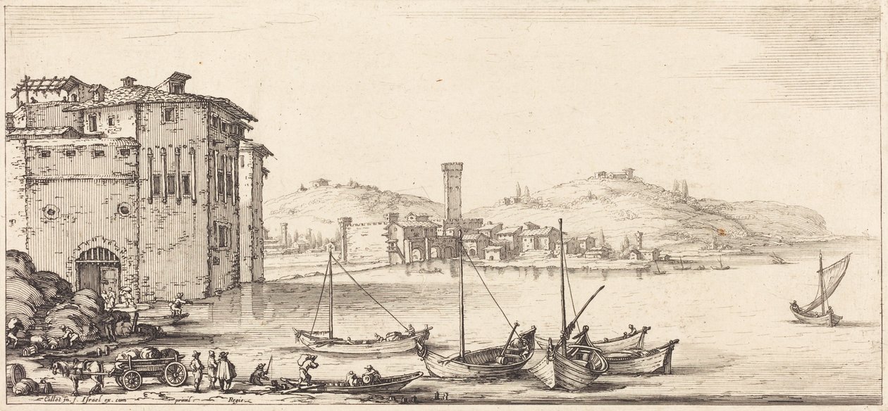 Załadunek towarów autorstwa Jacques Callot