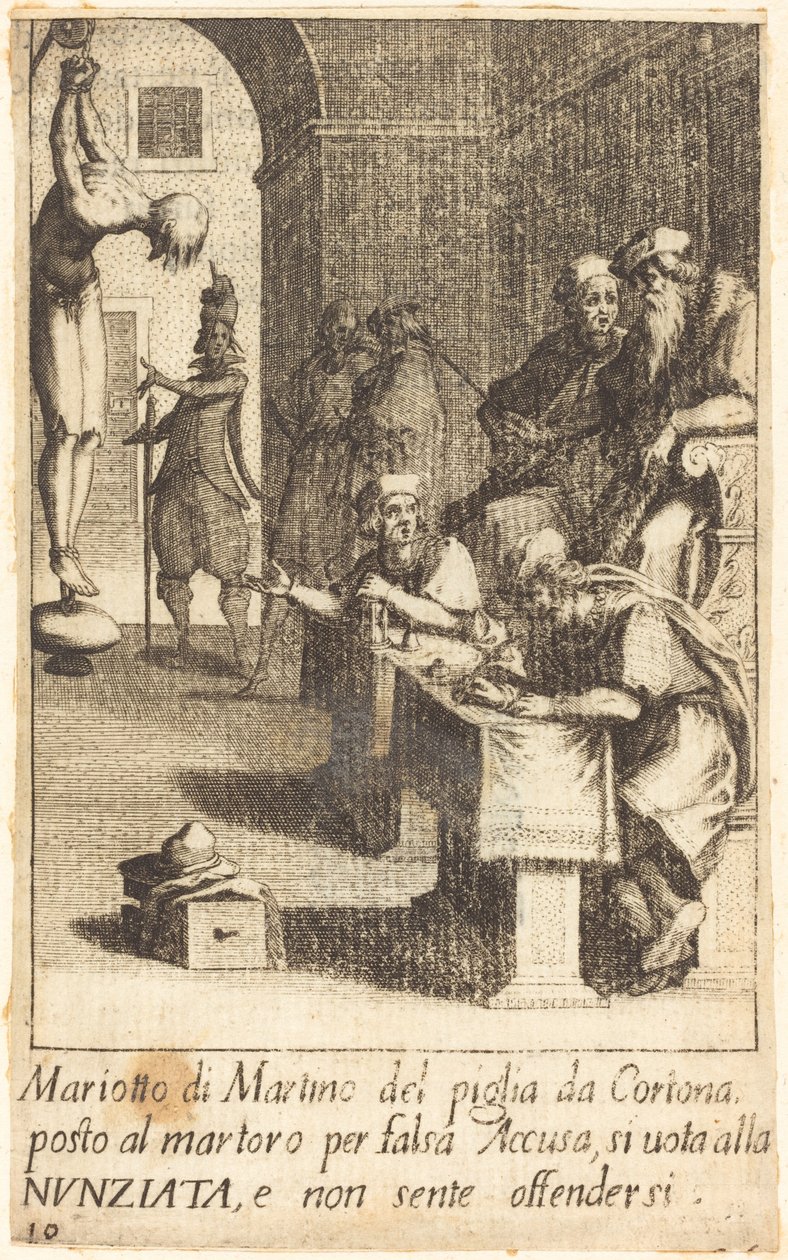 Mariotto di Martino autorstwa Jacques Callot