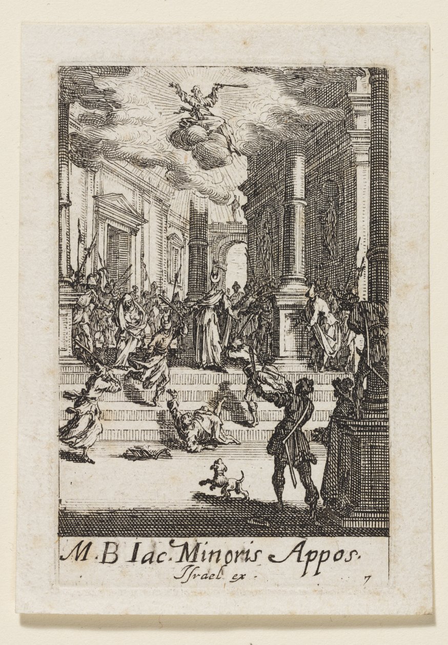 Męczeństwo świętego apostoła Jakuba (Jac. Minoris Appos.) autorstwa Jacques Callot