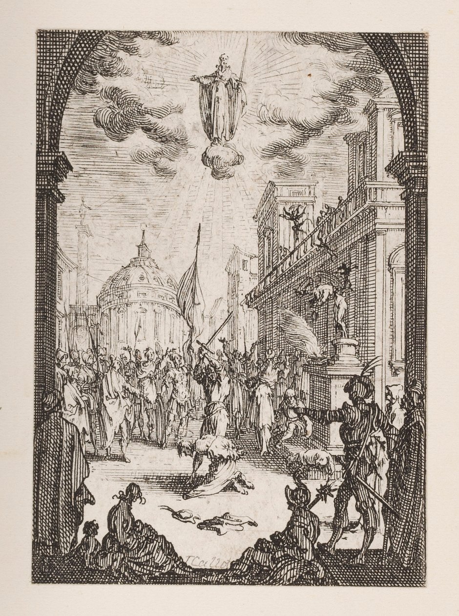 Męczeństwo św. Jakuba, nr 3 z Męczeństwa Apostołów autorstwa Jacques Callot