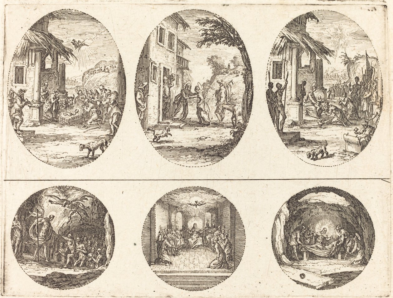 Tajemnice męki autorstwa Jacques Callot