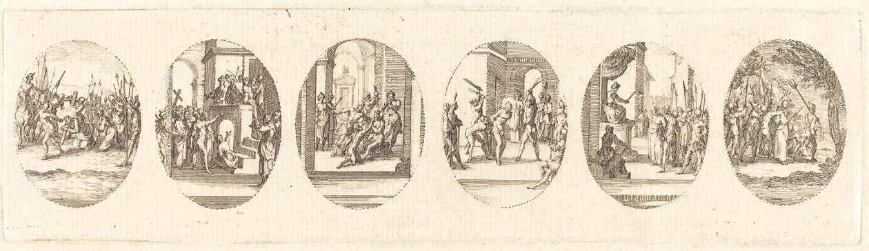Tajemnice męki autorstwa Jacques Callot