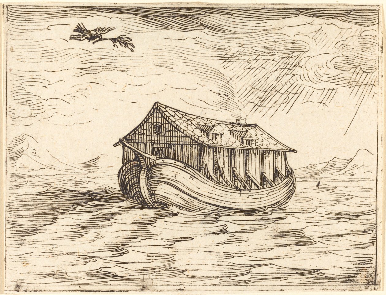 Arka Noego. autorstwa Jacques Callot