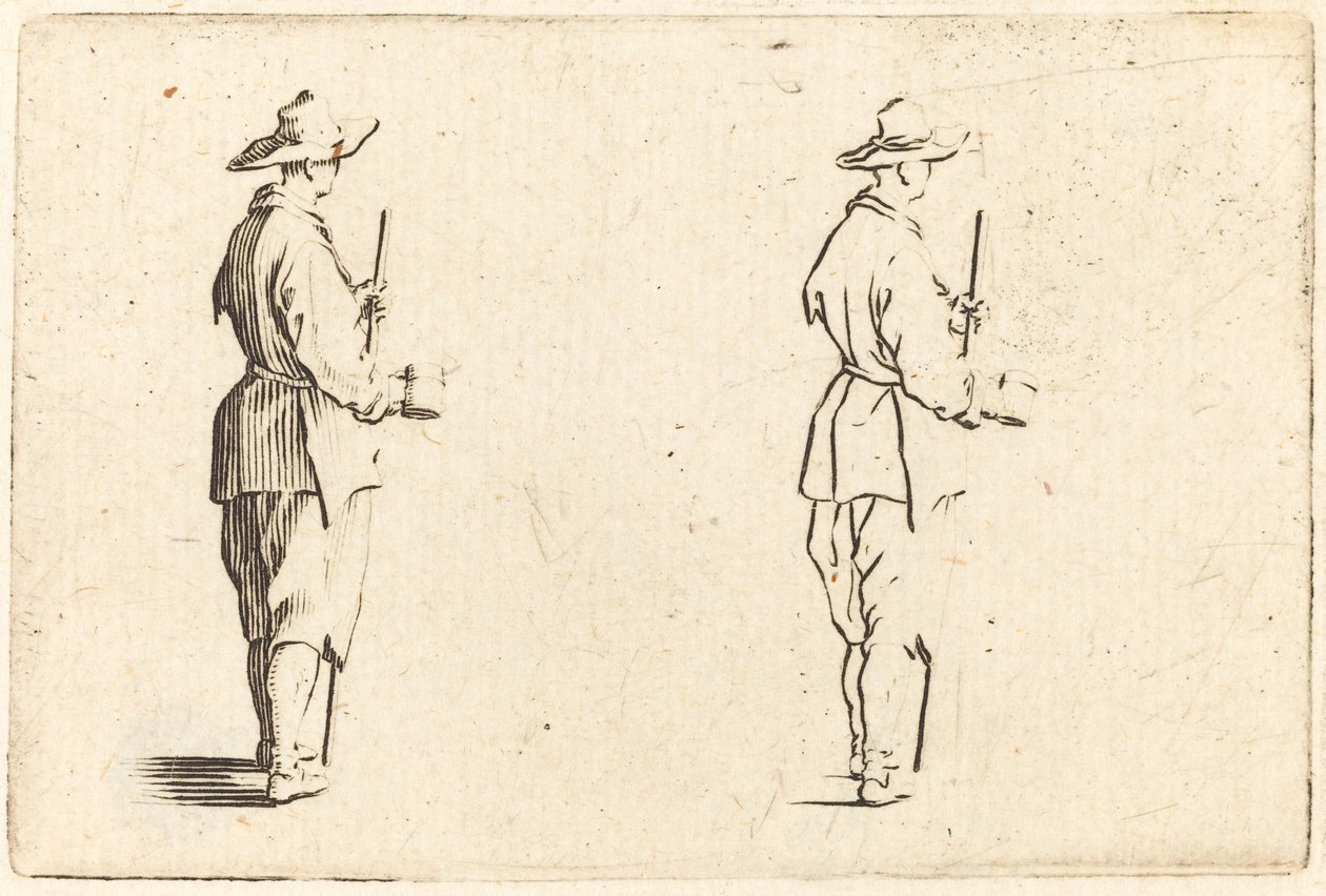 Chłop z Pucharem autorstwa Jacques Callot
