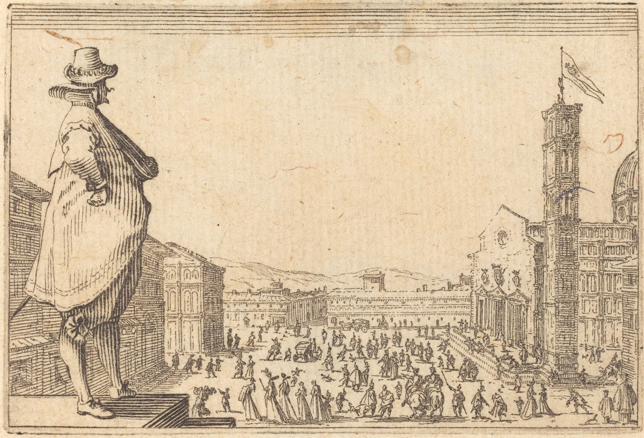 Piazza del Duomo, Florencja autorstwa Jacques Callot