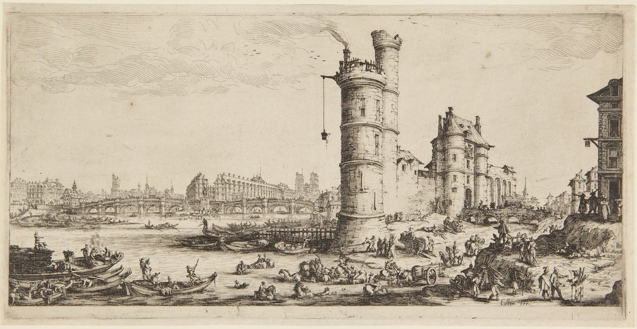 Pont-Neuf autorstwa Jacques Callot