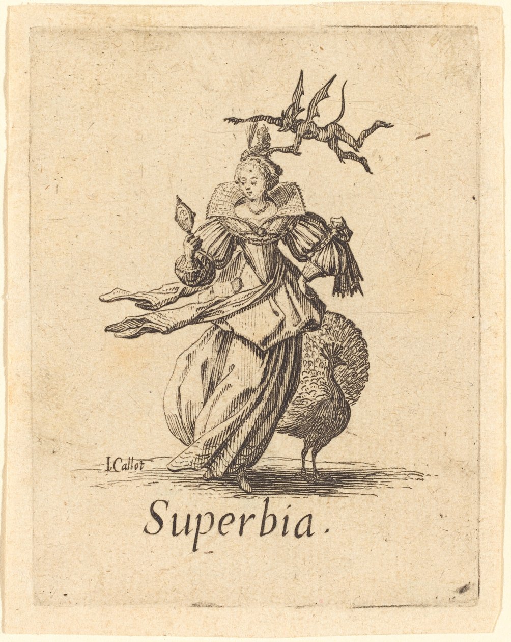 Duma próżność, prawdopodobnie po 1621 r. autorstwa Jacques Callot