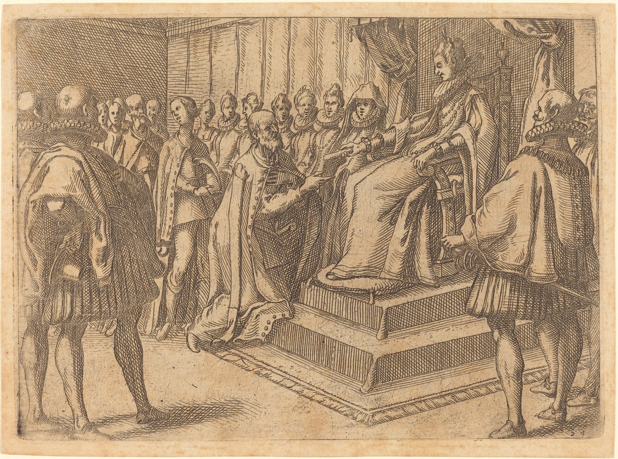 Przyjęcie Wysłannika RP autorstwa Jacques Callot