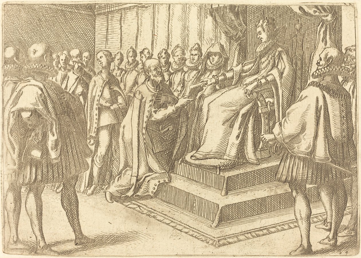 Przyjęcie Wysłannika RP autorstwa Jacques Callot