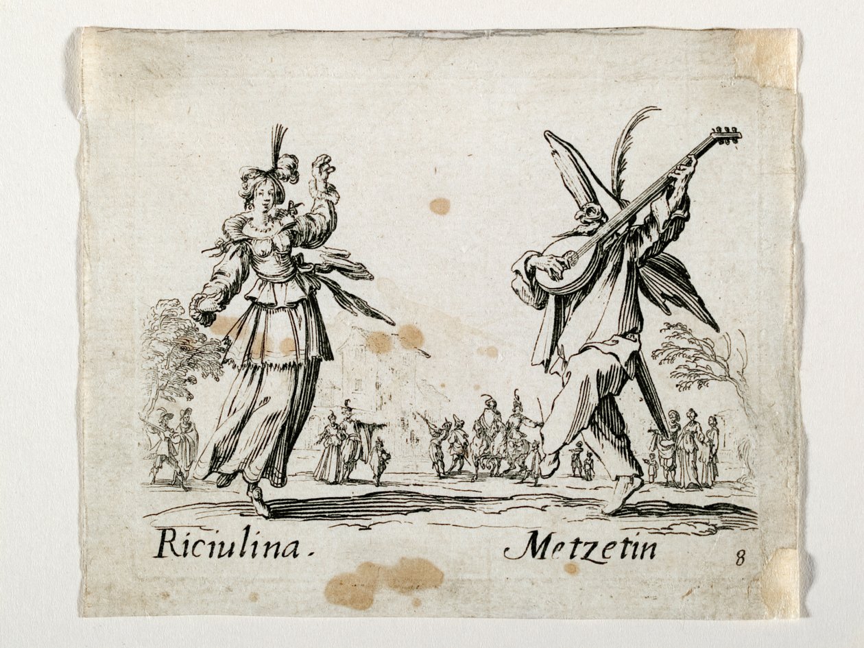 Riculina i Metzetin, postacie z Commedia dell