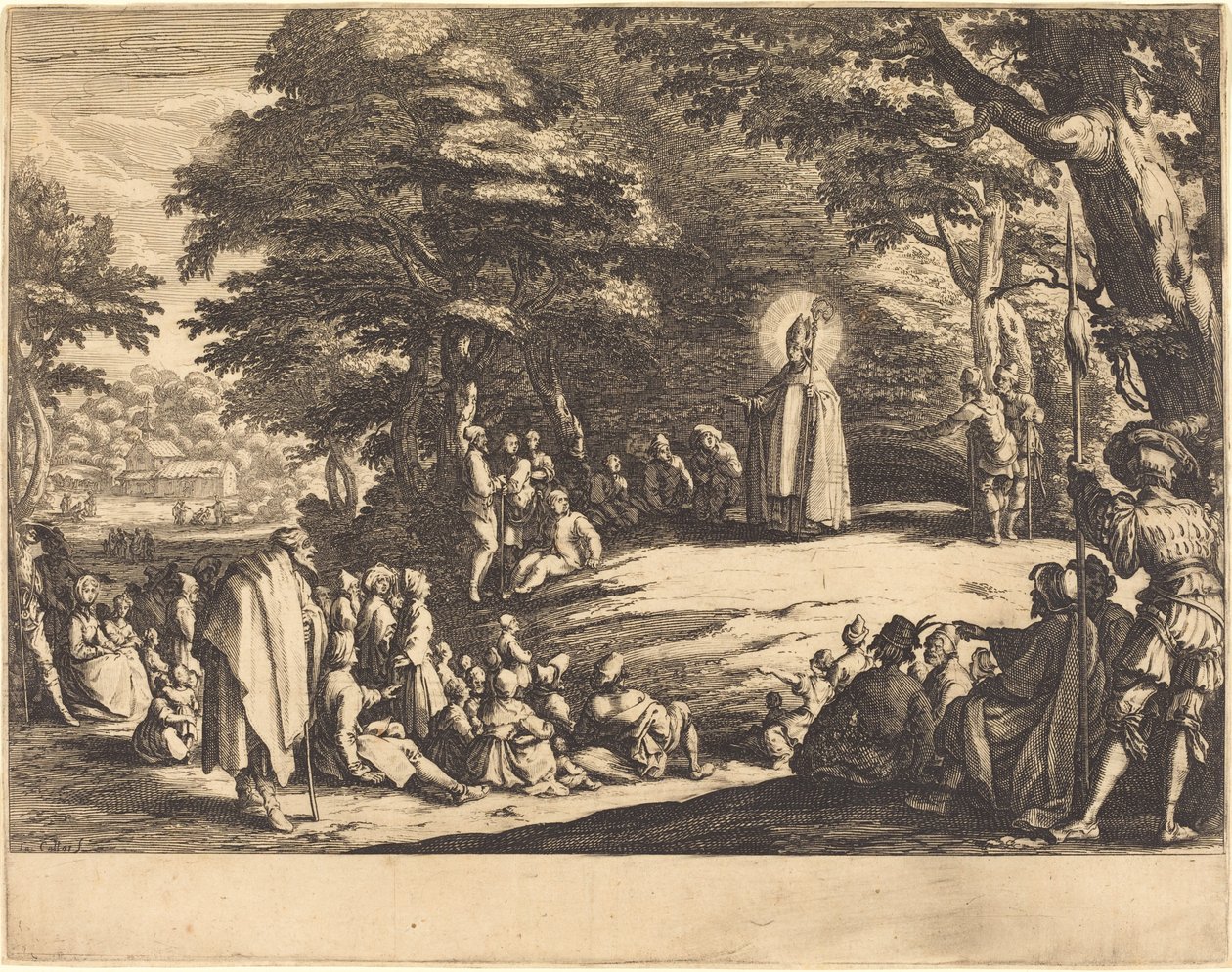 Święty Amond autorstwa Jacques Callot