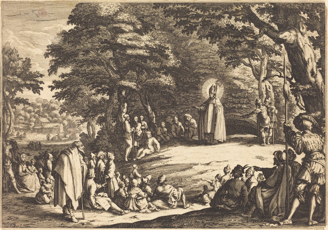 Święty Amand autorstwa Jacques Callot