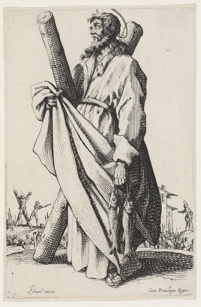 Święty Andrzej z Wielkich Apostołów, 1631 autorstwa Jacques Callot
