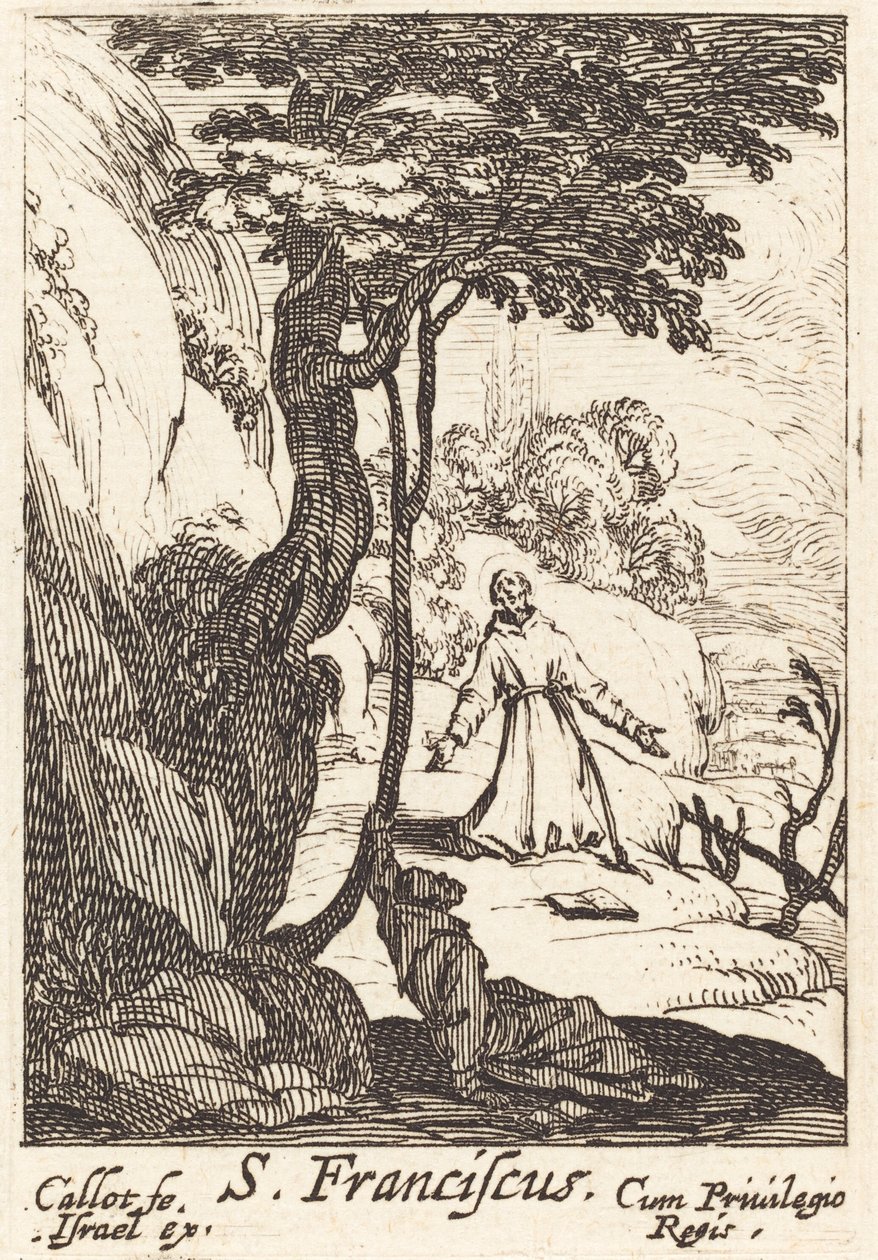 Święty Franciszek autorstwa Jacques Callot