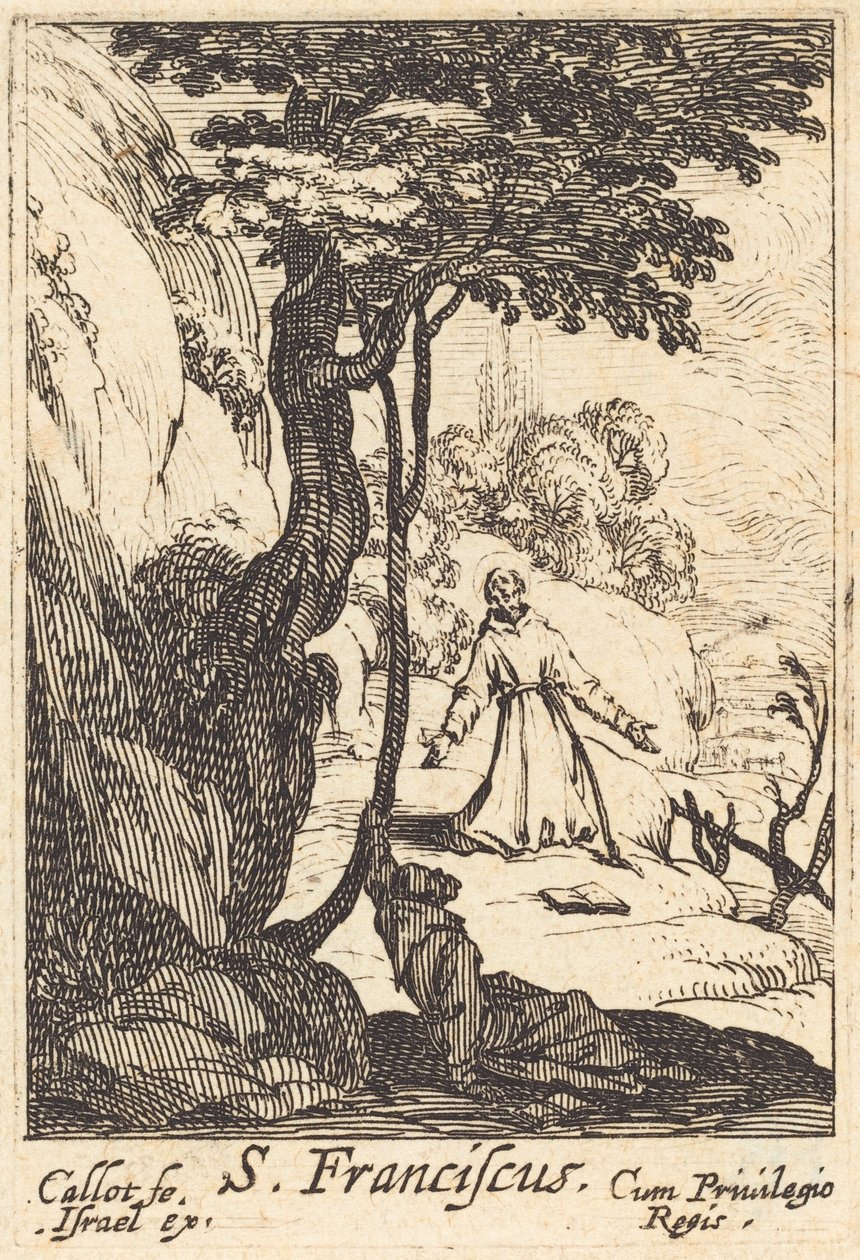 Święty Franciszek autorstwa Jacques Callot