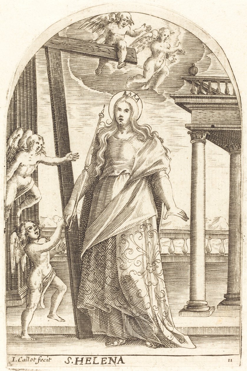 Święta Helena autorstwa Jacques Callot