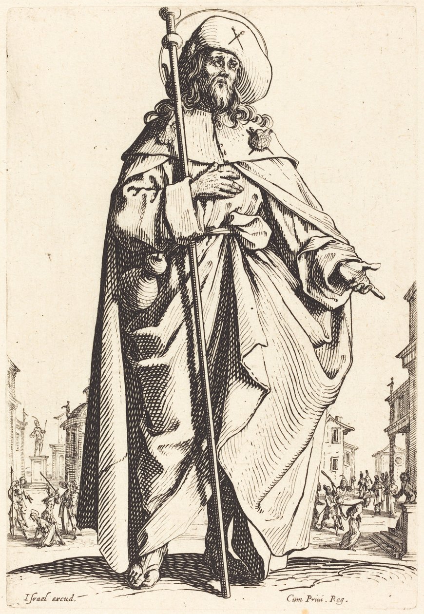Święty Jakub Większy autorstwa Jacques Callot